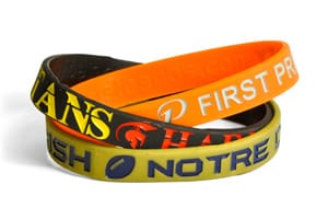 Color Filled Wristbands