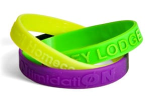 Embossed Wristbands