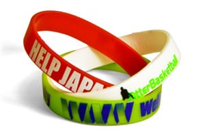 Silk Screened Wristbands